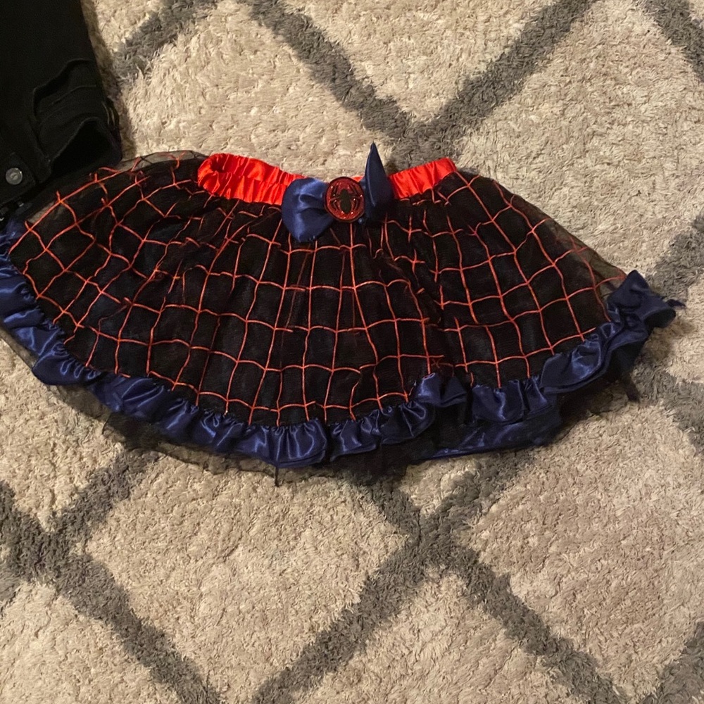 Spider girl skirt for Halloween costume